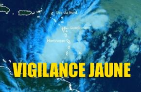 La Martinique en vigilance jaune pour fortes pluies et orages, ce mercredi