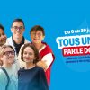 « Tous unis par le don ».